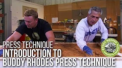 Intro to Buddy Rhodes’ Press Technique for Concrete Countertops