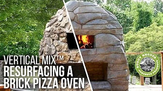 Resurfacing a Brick Pizza Oven