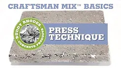 Craftsman Mix Basics - Press Technique